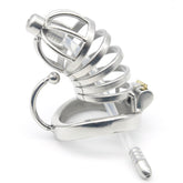 Kaamastra Men's Stainless Steel With Catheter Curved Chasing Lock